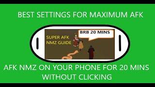 OSRS Mobile - Settings for 20 MINUTE AFK at Nightmare Zone