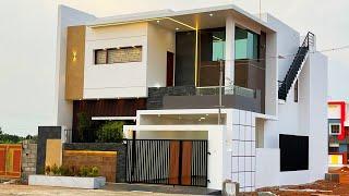 வீடுண்ணா இப்படி கட்டணும் அசத்தலான Architect Design 3BHK Duplex House with indoor courtyard plants