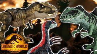 Final Dinosaur Battle Scene   Jurassic World Dominion  Mattel Action