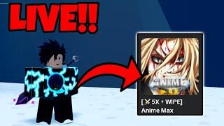*LIVE* Going Noob To Pro In Anime Max Simulator
