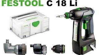 Festool C 18 Li безударная дрель шуруповёрт