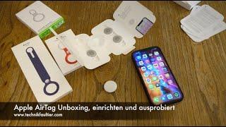 Apple AirTag Unboxing einrichten und ausprobiert