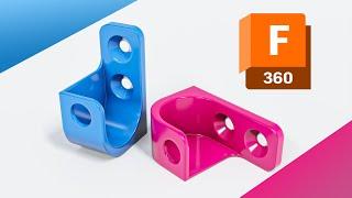 Пошаговое создание 3D модели для печати  Урок Autodesk Fusion