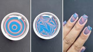 Water Marble Nailart at Home  Water Marble nails  Easy Nailart within only 2 minutes