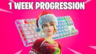 1 WEEK Fortnite Keyboard and Mouse Progression TIPS