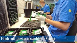 Electronic Device Assembly & Packing Process From Start To Finish.
