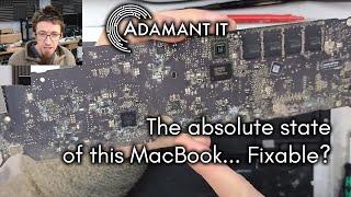 MacBook Air A1466 Lots of Corrosion - LFC#382