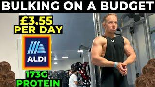 BULKING DIET ON A BUDGET  *less than £25 a week* Full day of eating 3000 calories to build muscle