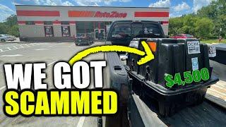 How We Got SCAMMED out of a $4500 Engine From AutoZone