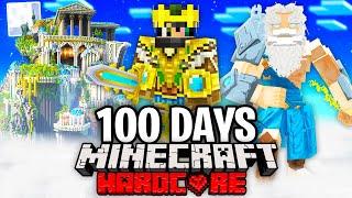 I Survived 100 Days on Mount Olympus in Minecraft.. Heres What Happened..