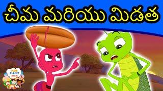 చీమ మరియు మిడత - Telugu Stories for Kids  Stories In Telugu  Fairy Tales In Telugu