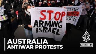 Clashes as antiwar protesters target Australian arms fair