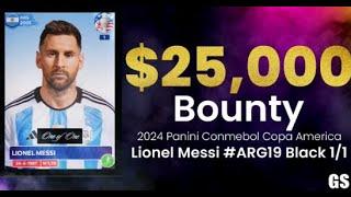 GameStop - $25000 Bounty - 11 Lionel Messi Panini sticker