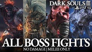 Dark Souls 3 - All Boss Fights & All Endings No Damage