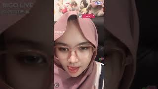 hijab cantik terbaru asia jilbab bigo live main lidah