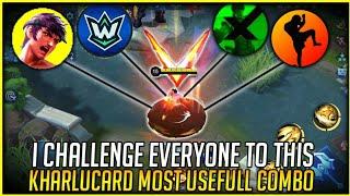 I Challenge INSECTIONBraxyExtazy & Walnutz To Do This Kharlucard Most Usefull Combo Ever  MLBB