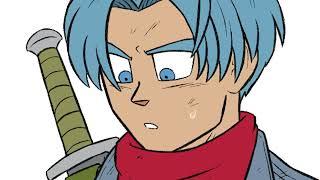 Future Trunks Meets Kid Trunks  Dragon Ball Super Comic Dub