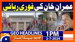 Geo News Headlines 1 PM  2nd July 2024