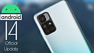 Xiaomi Redmi Note 11T 5G Android 14 HyperOSMIUI 15 Update