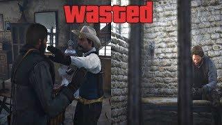 Red Dead Redemption 2 - What Happens When You SURRENDER To Law PS4 PRO