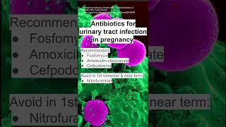 Antibiotics for urinary tract infection in pregnancy