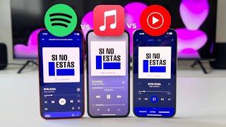 Apple Music vs Spotify vs Youtube Music ¿Cuál es mejor? 