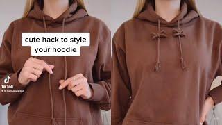 Cute Hack to Style Your Hoodie  #shorts