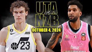 Utah Jazz vs New Zealand Breakers Full Game Highlights - October 4 2024  2024 NBA Pre-Season