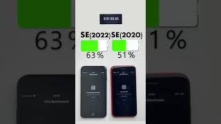 iPhone SE 2022 vs. iPhone SE 2020 Battery Test Subscribe for more￼ 
