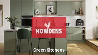 Green Kitchens at Howdens