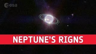 The James Webb Space Telescope captures Neptune’s rings #shorts