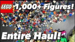 Buckle Up This One is A Doozy 1000+ LEGO Minifigure Haul