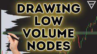 How I Draw my Low Volume Nodes in Volume Profile Trading