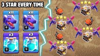 TH11 NEW ATTACK STRATEGY Dragon With Clone Spell  CLASH OF CLANS 2024