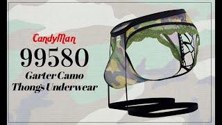 Candyman 99580 Garter Camo Thong Mens Underwear - Johnnies Closet