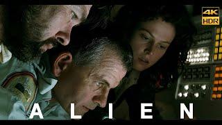 Alien 1979 Scene Movie Clip Upscale 4k UHD HDR - Dolby Vision Sigourney Weaver