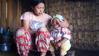 manjitas family in sheep shed  shepherd life of Nepal  Manjitas cooking @manjitacooking