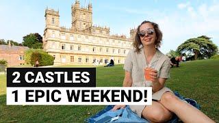 Exploring TWO English castles in 48 hours  Highclere Downton Abbey and Windsor