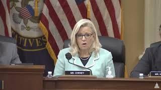 Rep. Liz Cheney Closing Remarks at January 6th Select Committee Hearing  June 13 2022