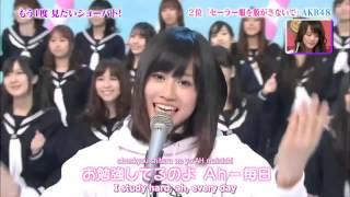 AKB48 - Sailor fuku wo nugasanaide Eng sub