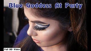 Blue Goddess At Party I Kona By Farnaz Alam  Makeup Tutorial