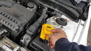 Dead car battery jumped by Dewalt 20v lithium ion