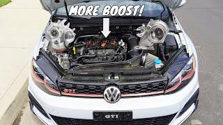 Installing CTS IS38 Turbo On Our Mk7-7.5 GTI Budget Friendly HP  satisfying video