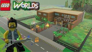 Lego Worlds  Creating A NEW City  Rock-star Mansion