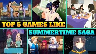 Top 5 Games Like Summertime saga  2024  EzrCaGaminG  Part-1