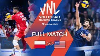  POL vs.  USA - Full Match  Semi Finals  Mens VNL 2022