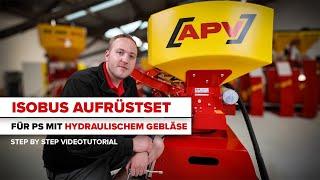 APV video tutorial Isobus upgrade kit for airseeders with hydraulic fan