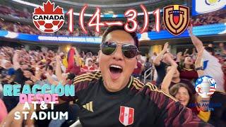 CANADA vs VENEZUELA 14-31 Reacción al Partido desde AT&T Stadium  Copa America USA 2024