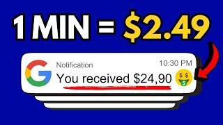 Earn $2.49 Every Min Watching Google Ads