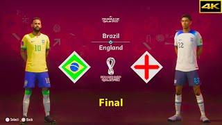 FIFA 23  BRAZIL vs. ENGLAND  NEYMAR vs. BELLINGHAM  FIFA WORLD CUP FINAL  4K